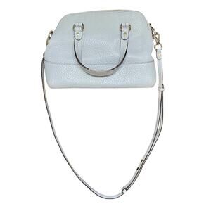 KATE SPADE Leather Purse Two Way Gray Satchel